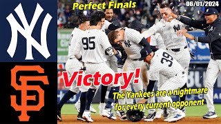 Yankees vs. Giants  [FULLGAME] Highlights , Jun 01 2024 | MLB Season 2024
