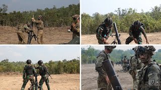 Exercise Super Garuda Shield: 25th Infantry Division Soldiers and TNI CALFEX Mortars