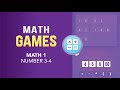 Math Games Numbers Connect | Math 1 | Number 3-4