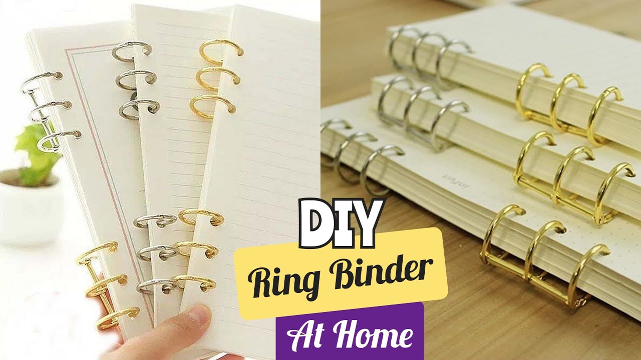 Diy Ring Binder At Home How To Make Binder Ring At Home Journal