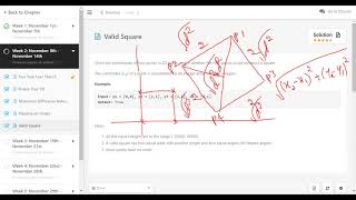 Valid Square - 11th Nov LeetCoding Challenge - GoMaster Coding Interviews