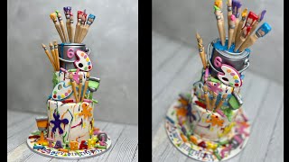 Paint Artist Cake