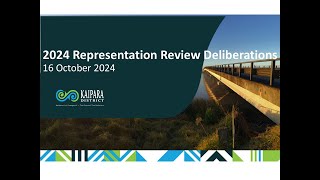 2024 Representation Review Deliberations