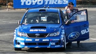 【 SUBARU WRX \u0026 Toshi Arai Demo 】TOKYO AUTO SALON 2015