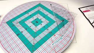 Creative Grids Half Square 4 in 1 Triangle Ruler