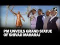 PM Narendra Modi unveils grand statue of Chhatrapati Shivaji Maharaj in Maharashtra’s Sindhudurg