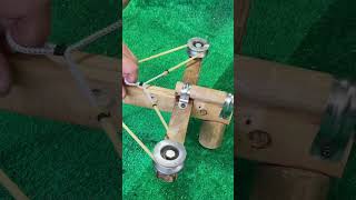 Handcraft A Simple Wooden Crossbow Craft Idea Diy Simple Trigger