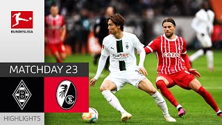 Borussia M'gladbach - SC Freiburg 0-0 | Highlights | Matchday 23 – Bundesliga 2022/23