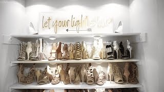 DIY SHOE CLOSET: MARIA PALAFOX