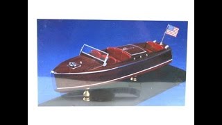 Dumas Chris Craft 1930 24 foot Barrelback Runabout part 2 (Final Assembly)