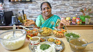 நச்சுனு 1 லஞ்ச் மெனு |Different Lunch Menu combo|Guava Fry|Sorakai Poriyal|Vegetable Vathakal