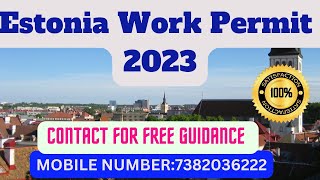 Schengen Work Visa Available | Estonia Work Permit | How to apply Estonia work permit #yourvisamate