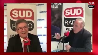 Macron ne sera peut-être pas au second tour - Mélenchon sur Sud Radio