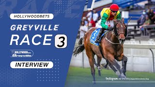 20240904 Hollywoodbets Greyville interview Race 3 won by OFFICER IN COMMAND