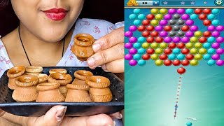 Bubble shooter Gameplay And Tine Pot Crunching Sound