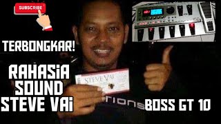 Akhirnya terbongkar juga | Setting lead steve vai dengan efek gitar | Boss gt10