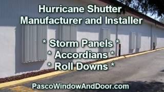 Hurricane Shutters, Window Replacement, Pasco, Pinellas, Hernando, Hillsborough, County, Florida