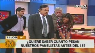 ¿Cuánto pesan los panelistas de Mañaneros antes del 18?