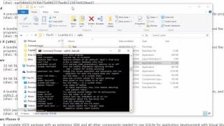 Sqlite database install - Create, Insert and Select table and data