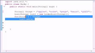 Intermediate Java Tutorial 6 LinkedList