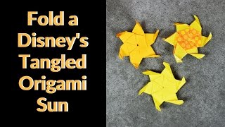 Origami Sun from Disney's Tangled