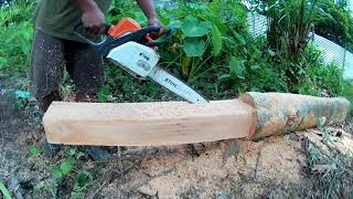 EKEN's ACTION CAMERA \u0026 STIHL MS170 |Life of a villager |Learning (Kayu 4x4) |K@mpung M@n K@cut