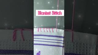 Blanket Stitch by hand #sewing #embroidery #diy