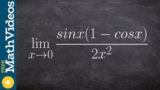 Evaluate the limit using sine and cosine special limits