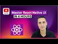 Master All React Native Core Components & Styling | Build 8 Screens from Figma to UI