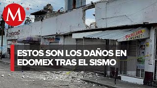 Reportan afectaciones en viviendas y edificios en Edomex tras sismo de 7.7