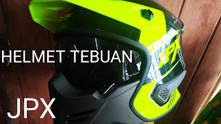 Review helmet modular JPX aka tebuan pelbagai guna - malaysia