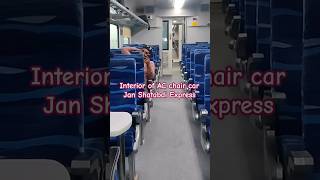 Interior of Jan Shatabdi AC chair car