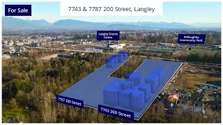 For Sale | 7743 \u0026 7787 200 Street, Langley | 17.27-Acre Residential Development Site