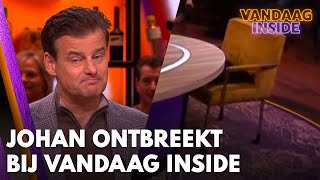 Johan Derksen ontbreekt bij Vandaag Inside: 'Dit is wel even anders' | VANDAAG INSIDE