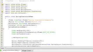 Java Programming Tutorial -SpringLayout.Constraints-21- public void setConstraint(String edgeName ,