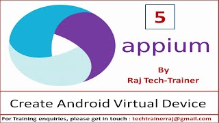 Appium : Mobile Test Automation - Part 5 - Creating AVD (Android Virtual Device)