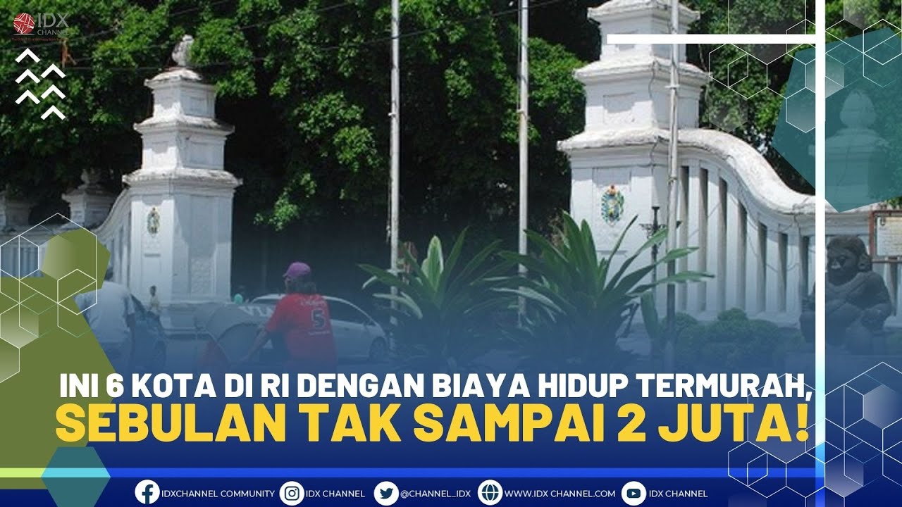 Ini 6 Kota Di RI Dengan Biaya Hidup Termurah, Sebulan Tak Sampai 2 Juta ...