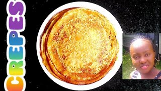 I prepared Crepes for breakfast and they were Yummy |Recipe |Crepes recipe #subscribe