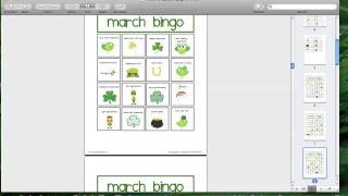 Product Preview - March Bingo