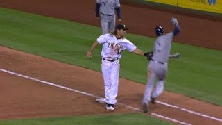 MIL@PIT: Freese makes a play on a hot shot at third