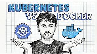 Kubernetes vs Docker explained with diagrams