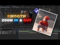 How to make Smooth Zoom in and out in After effect | After effect tutorial