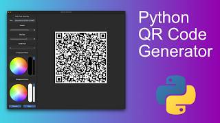 Build a QR Code app with Python and customTKinter