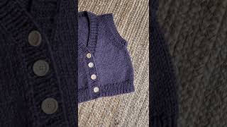 Sweater vest knitting pattern coming in a few weeks! #knittingpattern #howtoknit