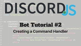 Discord Bot Tutorial #2 | Creating a Command Handler