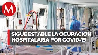 Ocupación hospitalaria nacional por covid-19 se mantiene en 16%