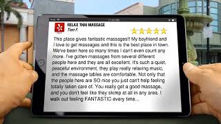 Relax Thai Massage in Hemet Fantastic Thai, Deep Tissue, Full Body Massages