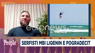 Sportisti që sfidon ngricat: Pogradeci i përshtatshëm për të bërë serf…