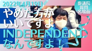 2022年4月19日参議院内閣委員会　経済安保法案質疑よりシンクタンクの学位授与について①