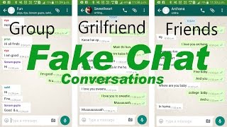 How to Make Fake Whatsapp Chat conversation in Hindi